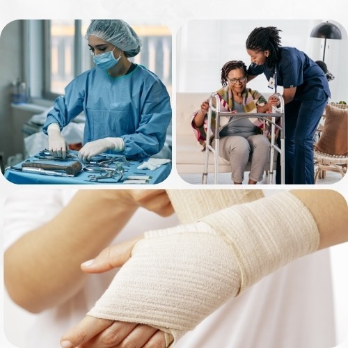 setor médico-hospitalar